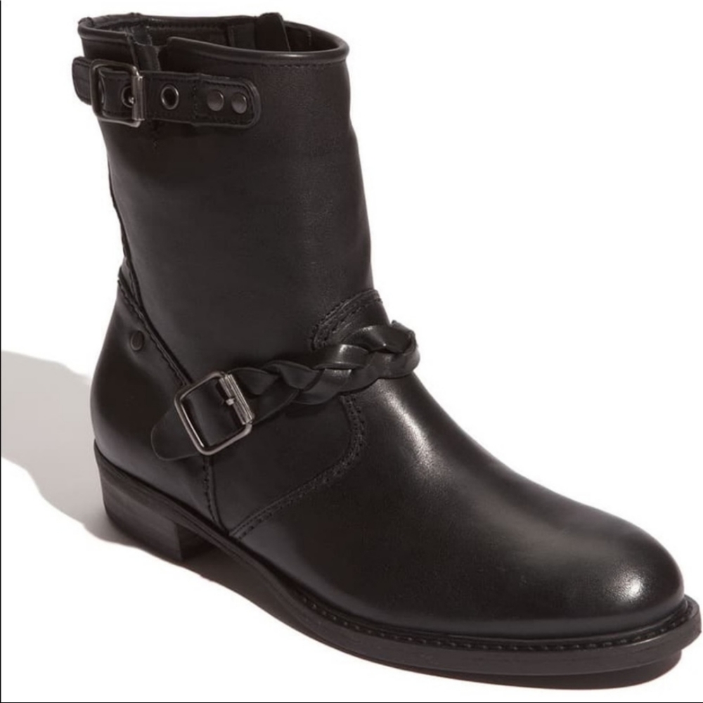 Paul Green Nathan Moto Biker Boots Black
